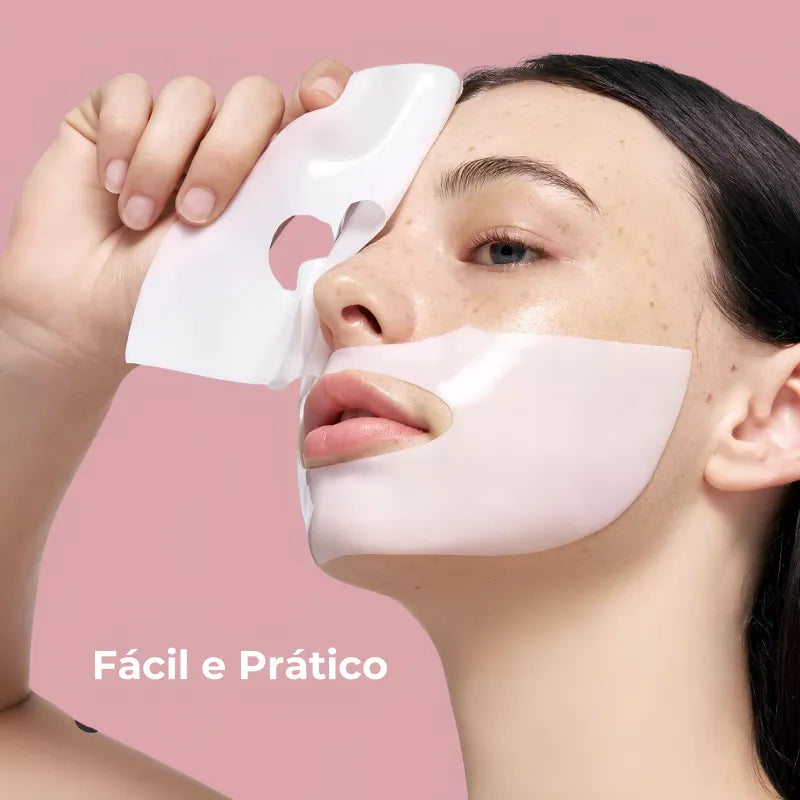 Máscara Facial de Biocolágeno - Hidratação e Clareamento Profundo