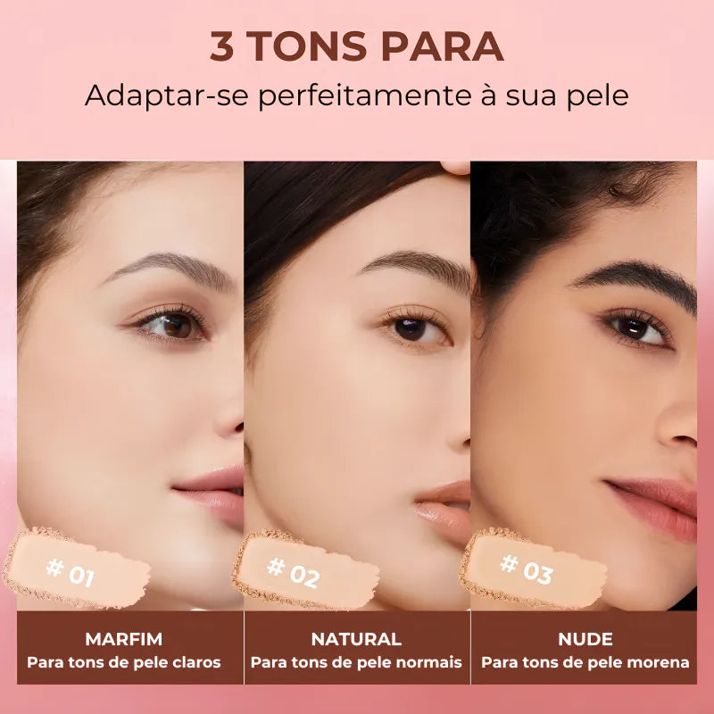 Pó Compacto Facial Controle de Óleo 24h FPS 30