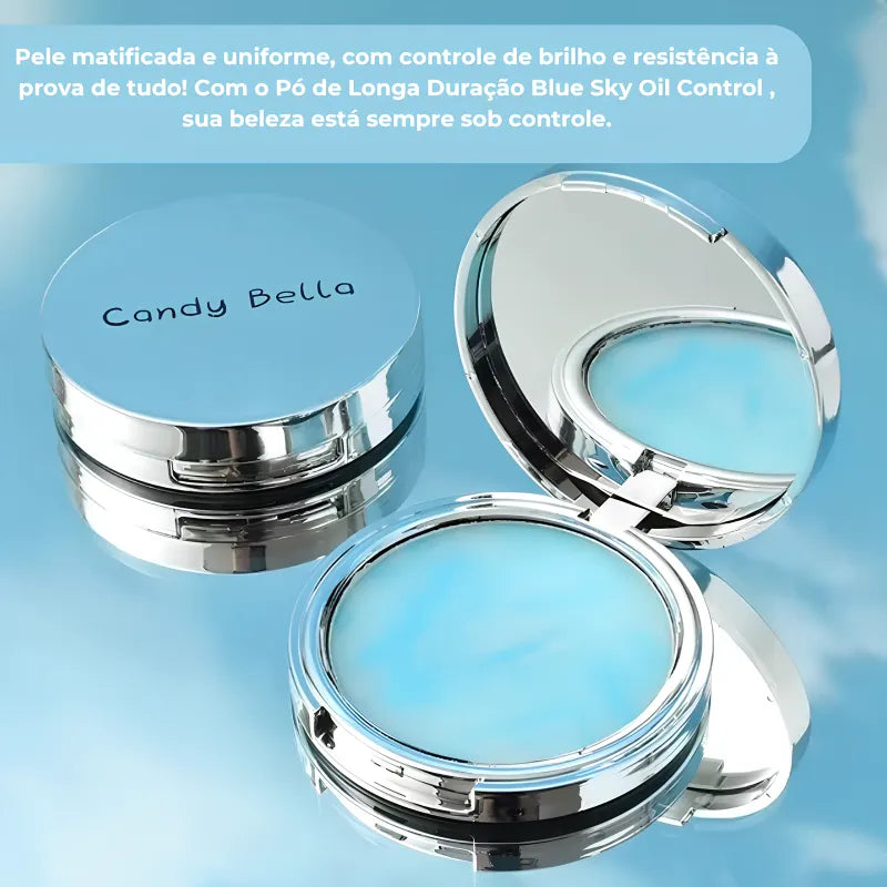 Pó Compacto Blue Sky Oil Control Longa Duração