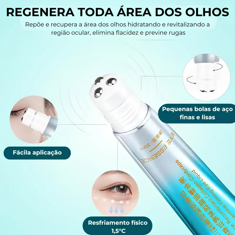 Sérum Anti-Olheiras Sul-Coreano - Clareador e Firmador para os Olhos